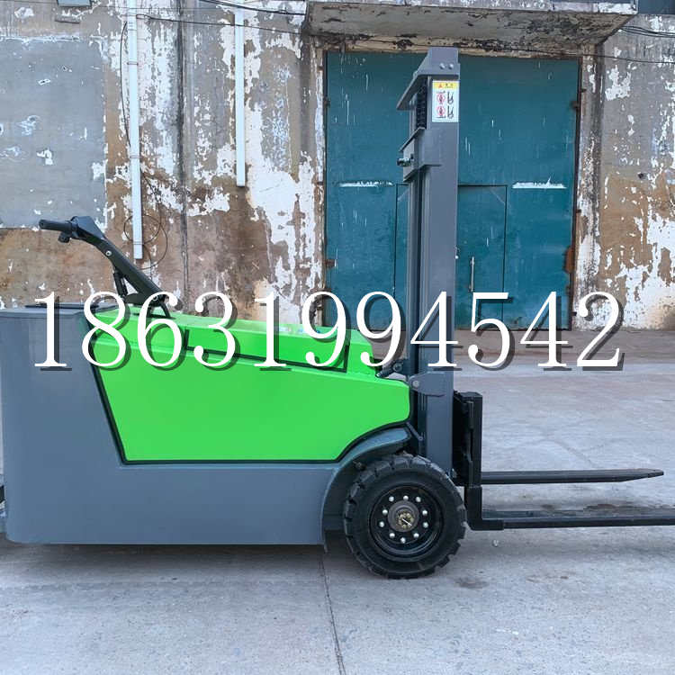 武定县小型电动叉车1吨2吨步行站驾式电瓶堆高充电装卸车液压升降车铲车