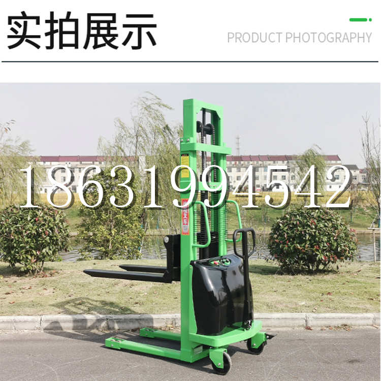 武定县电动叉车堆高车液压铲车电瓶1吨2吨站驾步行式小型全自动叉车